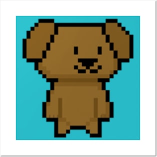 Pixel Dog Posters and Art